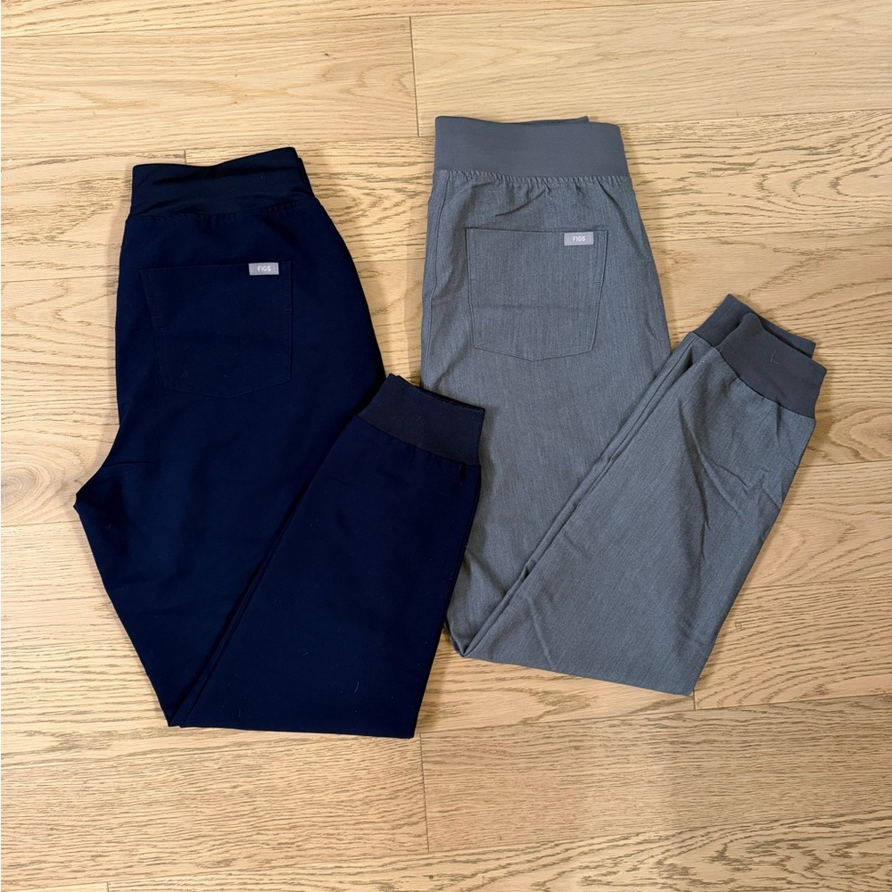 FIGS SET OF 2 Scrubs Jogger Scrub Pants Size M
